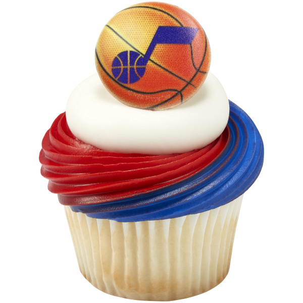 NBA Team Basketball Cupcake Rings