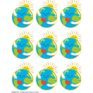 Earth Giant Stickers, Pack of 36