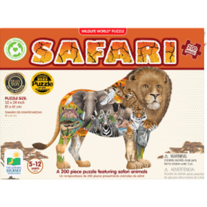 Wildlife World - Safari Puzzle, 200 Pieces