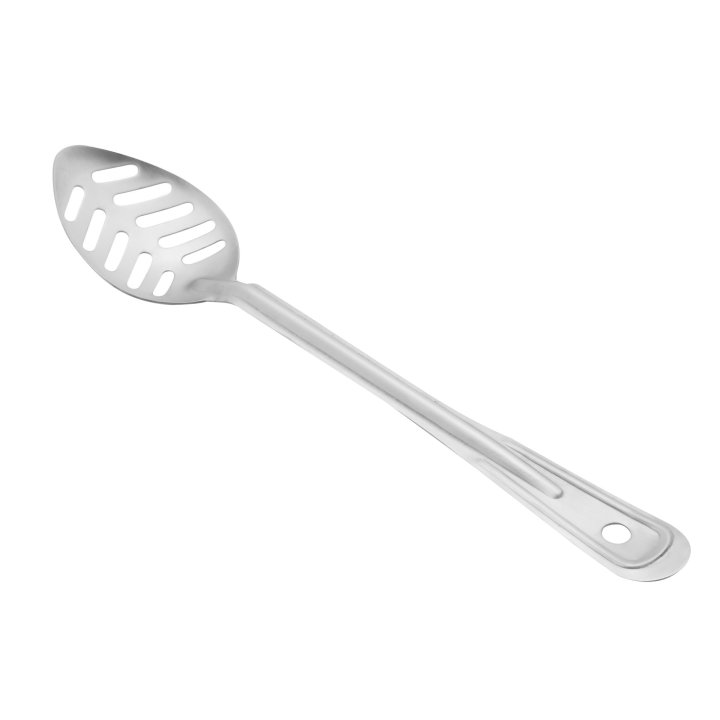 13-inch slotted stainless steel spoon