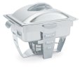 4.1-quart Maximillian Steel™ rectangular half-size chafer