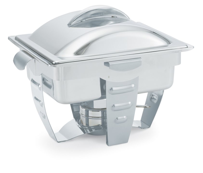 4.1-quart Maximillian Steel™ rectangular half-size chafer