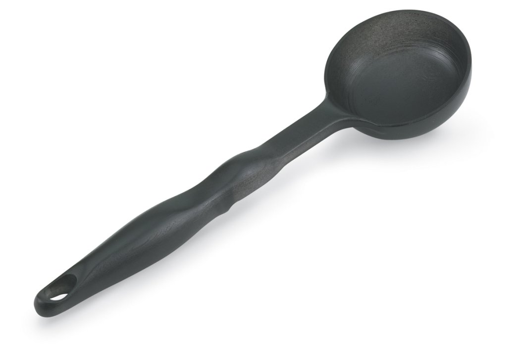 6-ounce solid round nylon Spoodle® utensil in black