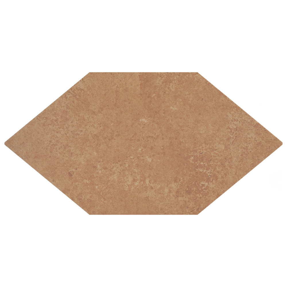 Volterra Kayak Rosso 6-1/2 in. x 12-1/2 in. Porcelain Floor and Wall Tile