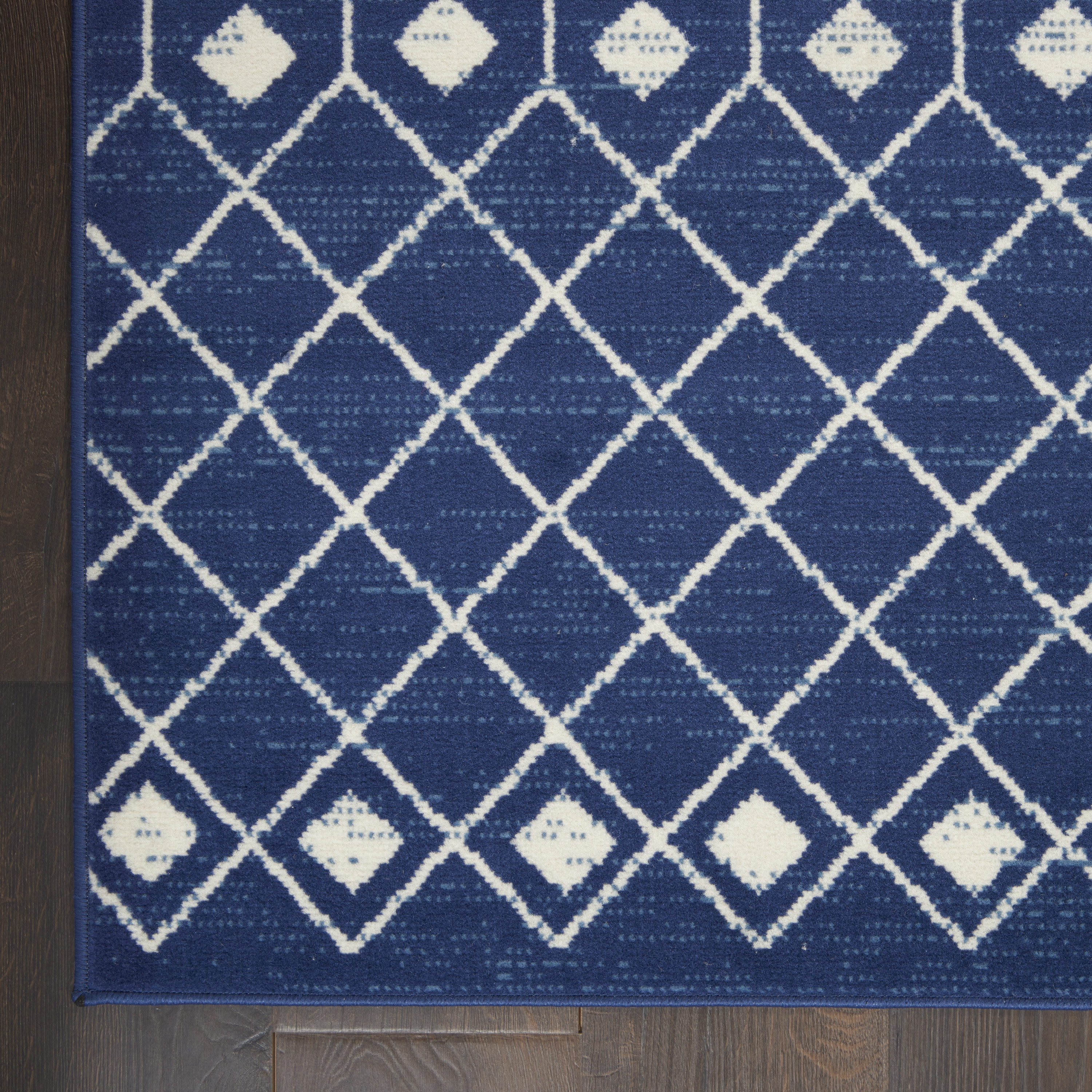 Nourison Grafix 6' x 9' Navy Bohemian Indoor Rug