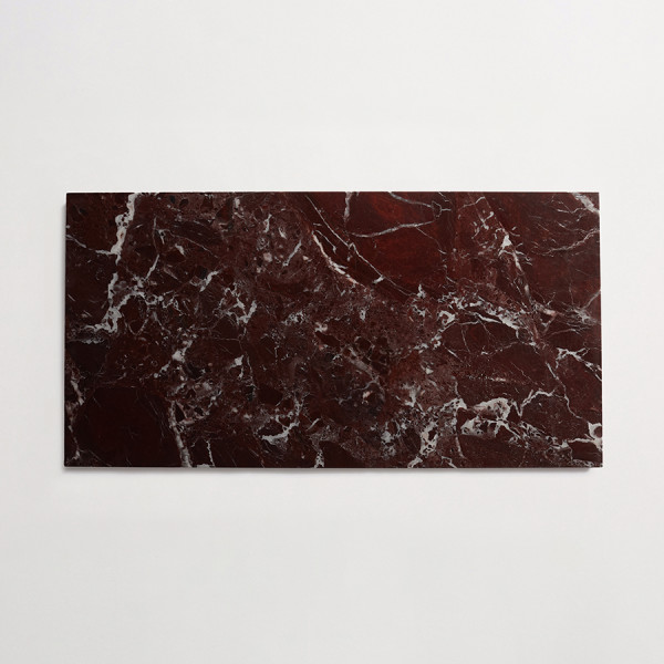 lapidary: grandioso | split field tile | rosso italiano | honed 