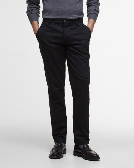 Sueded Sateen Slim Trousers