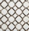 Sterling Row Charcoal 8×8 Rattan Decorative Tile Matte