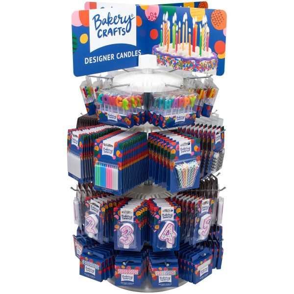 Pre Filled 4 Tier Counter Candle Rack DecoPac