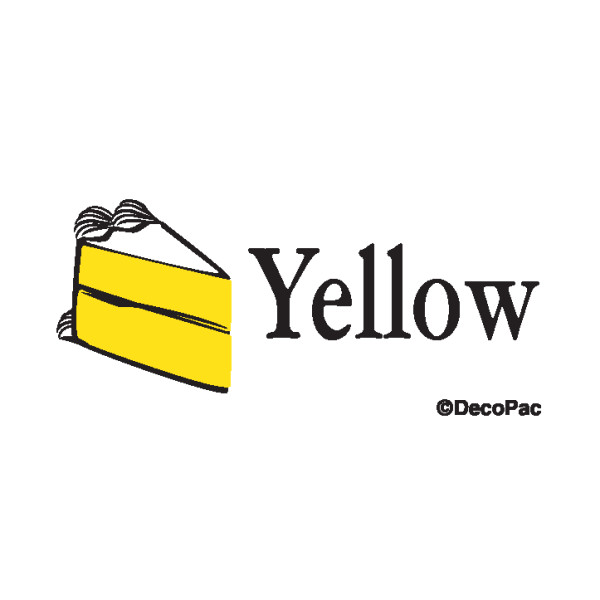 Yellow Promotional Label