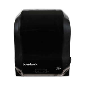 Boardwalk, Hands Free, Mechanical Roll Towel Dispenser, Black