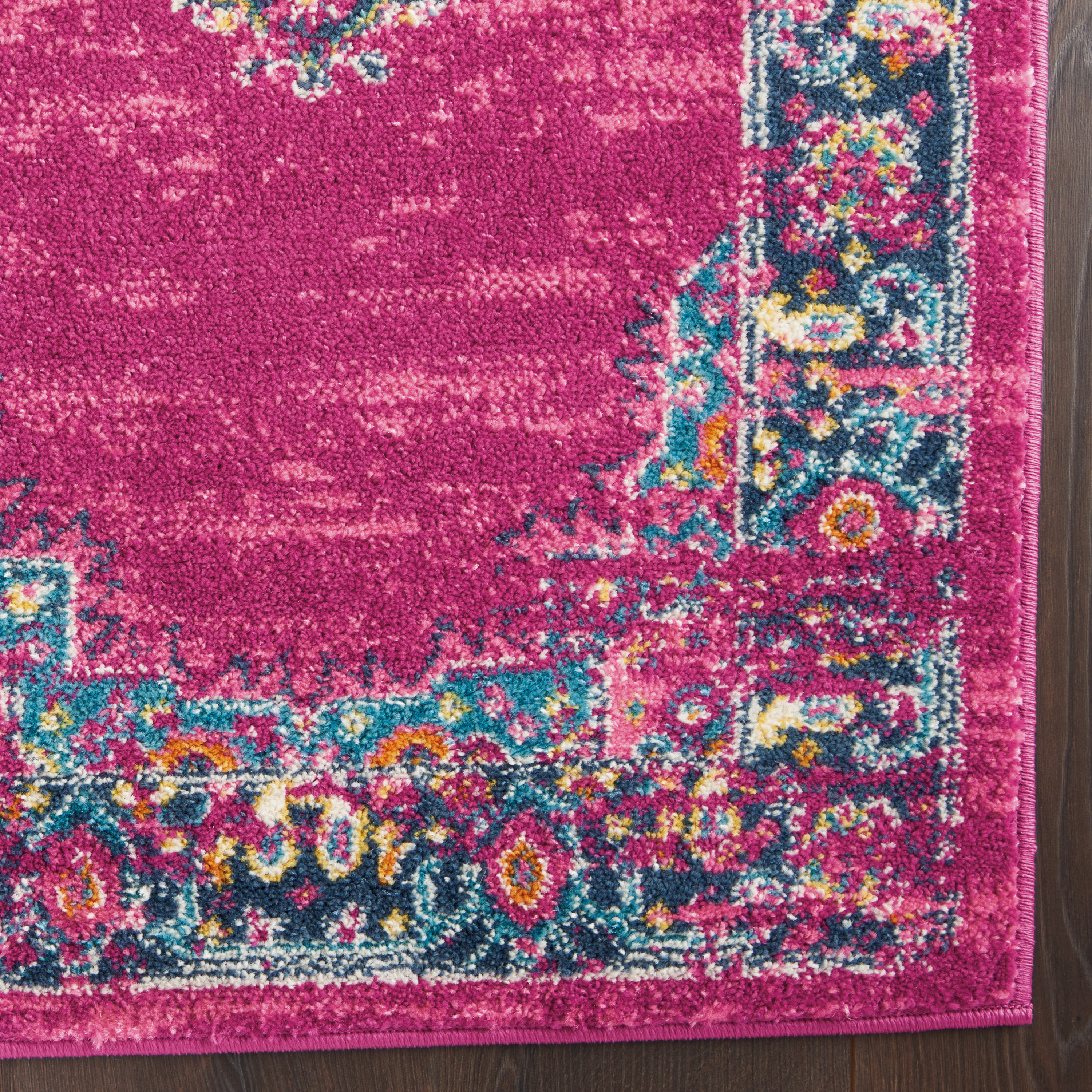 Nourison Passion 12' x 18' Fuchsia Bohemian Indoor Rug