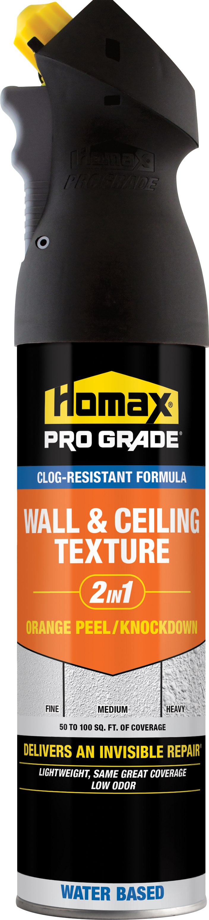 HOMAX® PRO GRADE® Lightweight Wall & Ceiling Texture - Orange Peel/Knockdown- Water Based