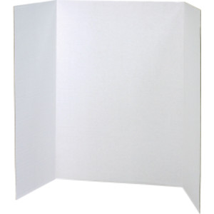 Presentation Board, White, Single Wall, 40" x 28", 8 Boards