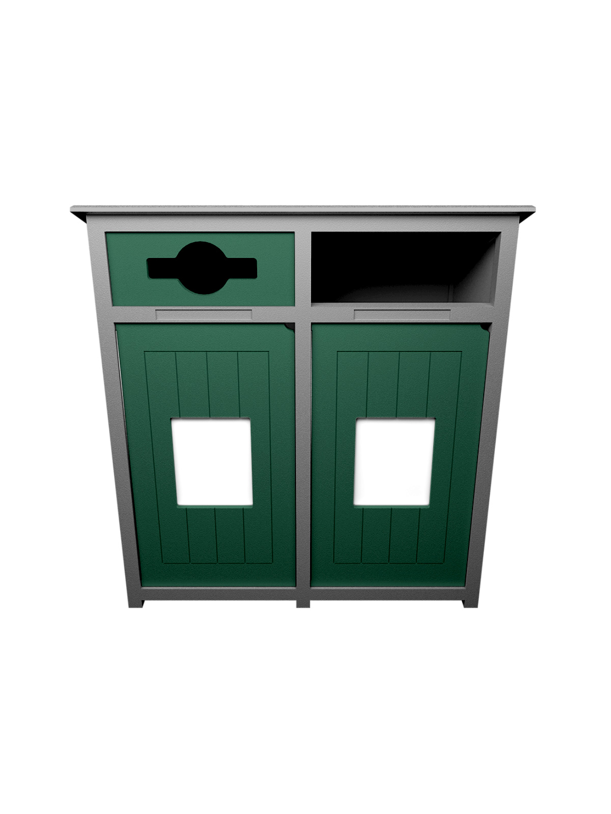 AURA – Double – Unit – Mixed-Full – Grey-Green