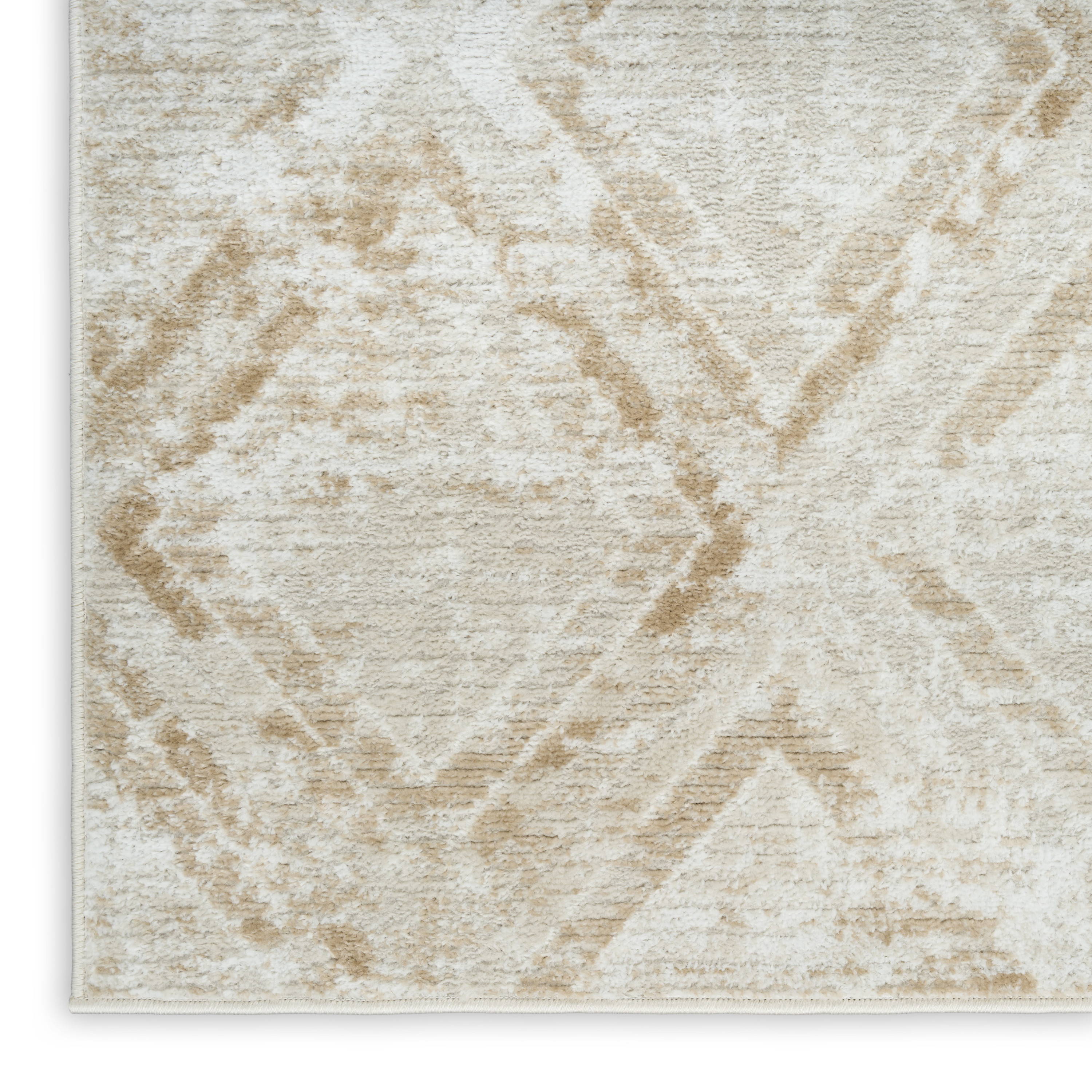Nourison Dekor 5'3" x 7' Ivory Beige Modern Indoor Rug