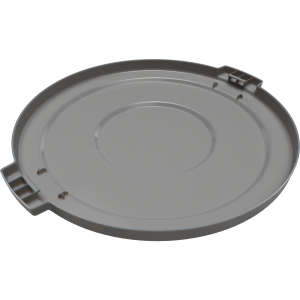 Carlisle, Bronco, Round, Polyethylene, 32 gal, Gray, Receptacle Lid