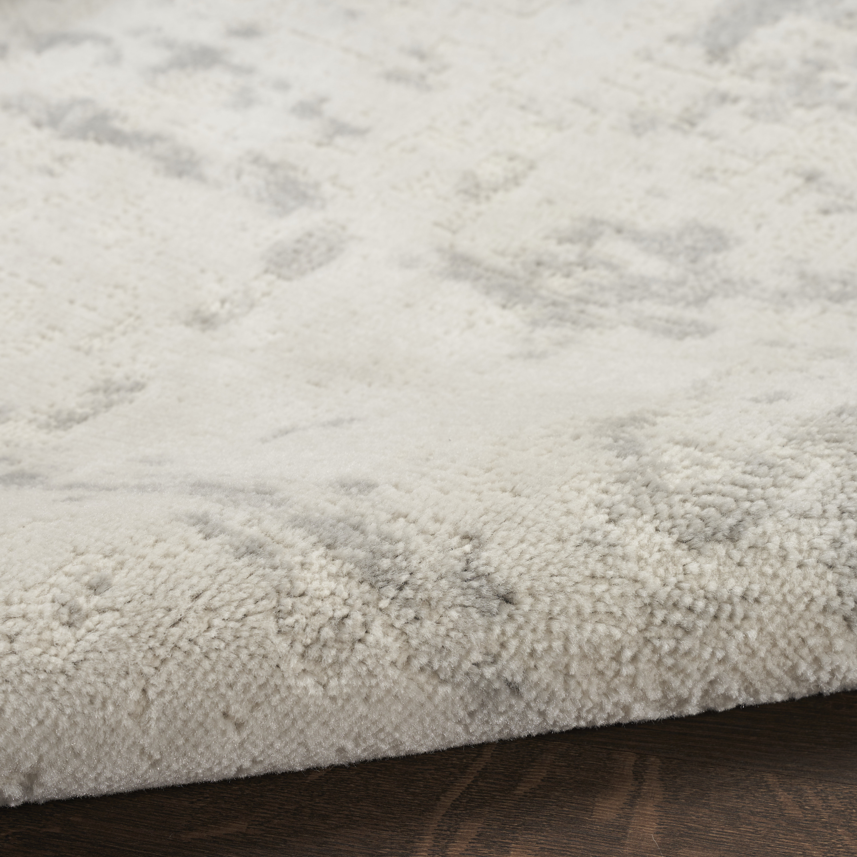 Nourison Quarry 2'2" x 7'6" Cream Grey Modern Indoor Rug