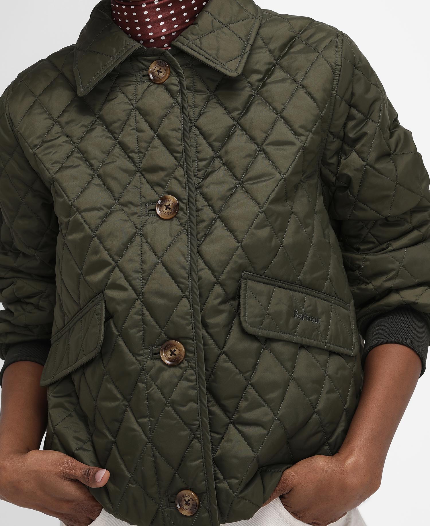 Barbour The Edit by Alexa Jamie Quilted Jacket image number 4