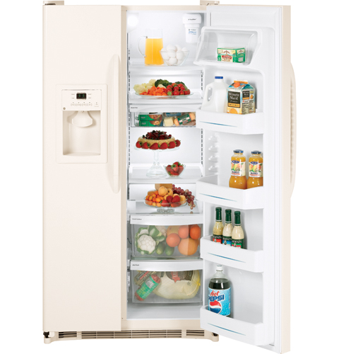 GE® 25.0 Cu. Ft. Side-By-Side Refrigerator with Dispenser