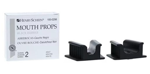 Henry Schein Mouth Props, adult, black