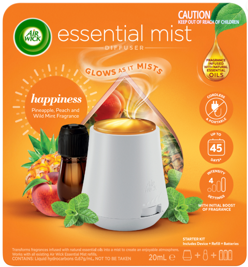 Air Wick Essential Mist Diffuser Refill Happiness Air Wick Au