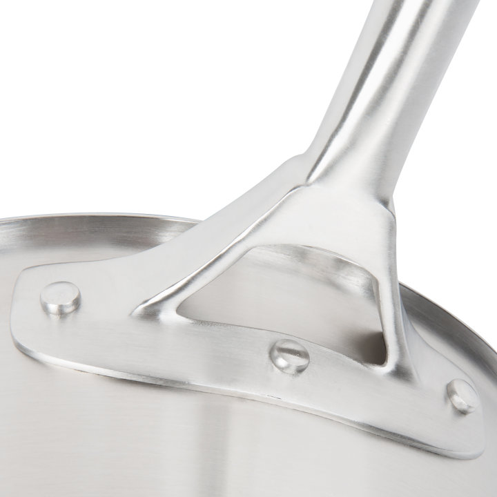 7-quart Intrigue® stainless steel saucepan with helper handle
