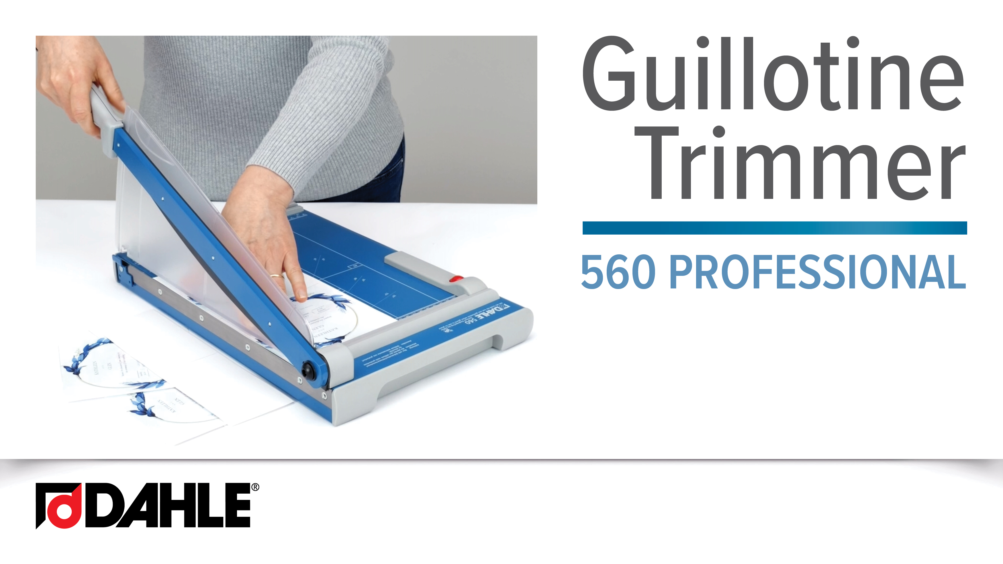 <big><strong>Dahle 560 </strong></big><br>Professional Guillotine