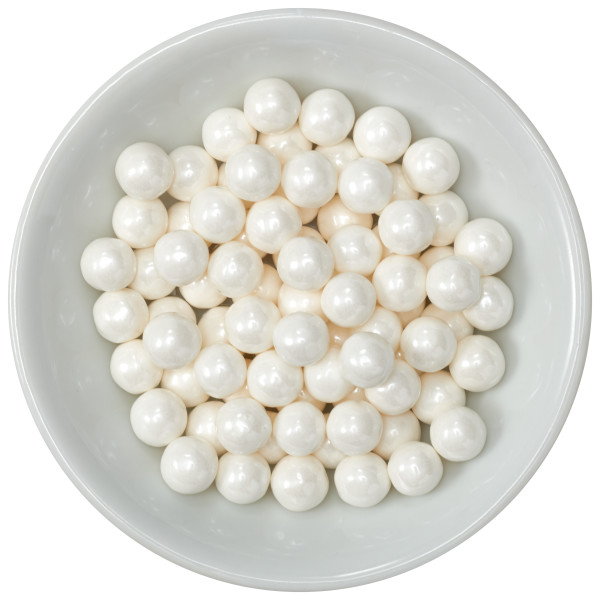 White Candy Pearls 7mm Sugar Candy Decorations