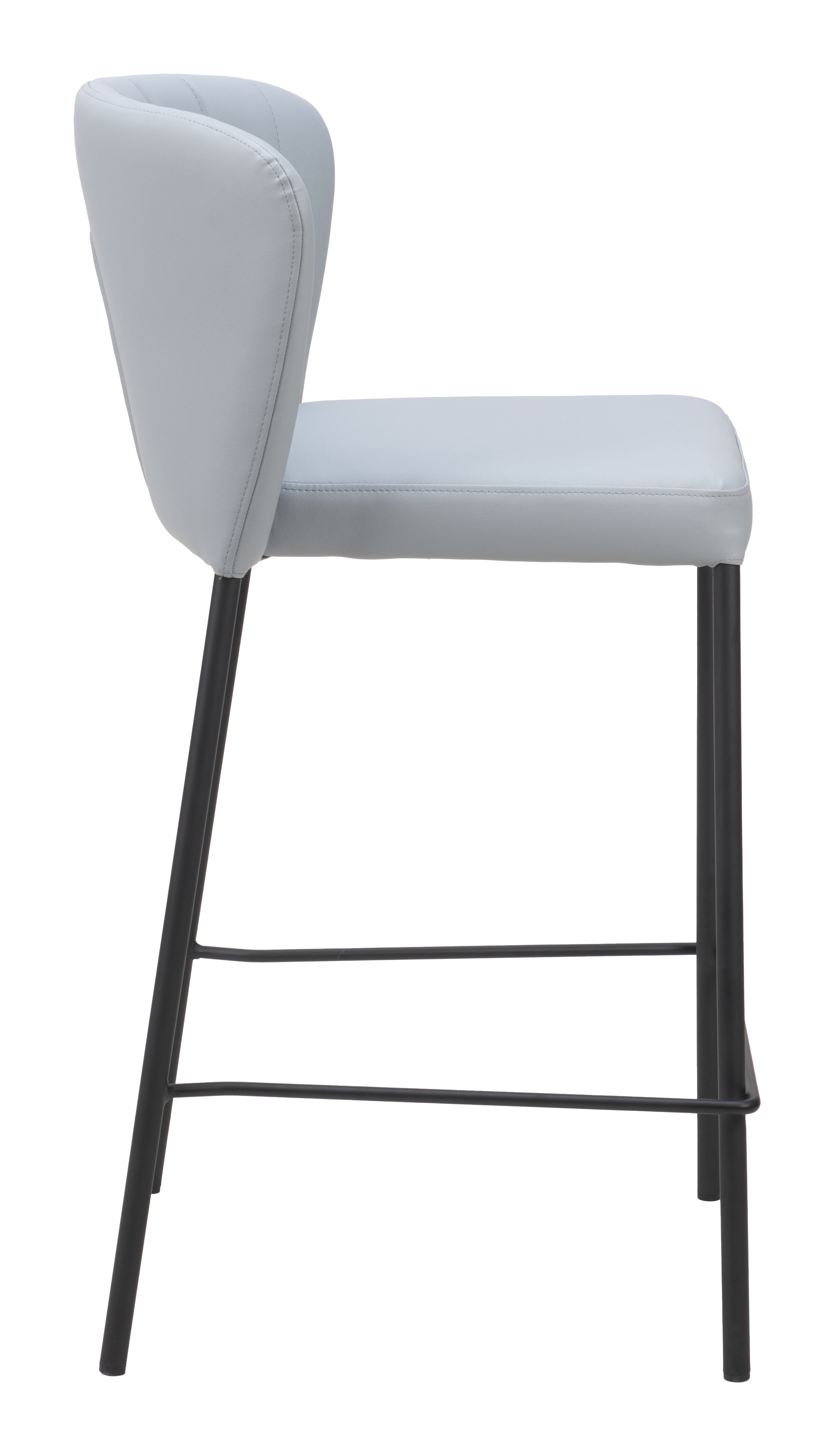 Linz Counter Stool (Set of 2) Gray product image