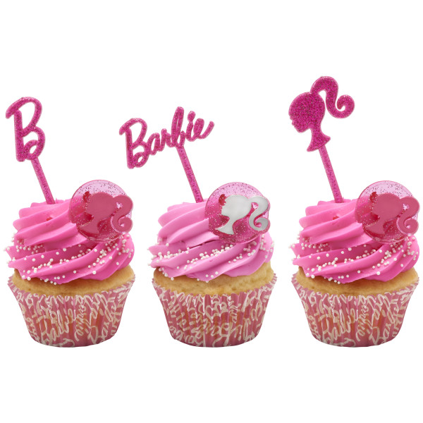 Barbie™ Silhouette Cupcake Rings