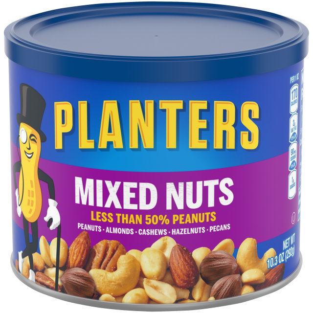 PLANTERS Mixed Nuts 10.3 oz Can image
