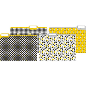 Peanuts® Touch of Class File Folders, Pack of 4