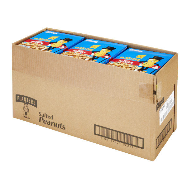 PLANTERS(r) Peanuts Salted 108/1.75oz . C1RM - Front Right Open Case (Hi Res)