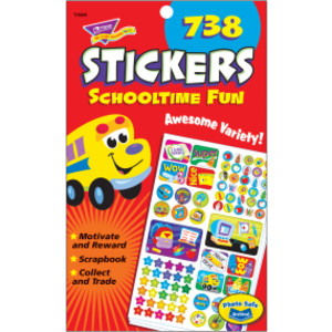 Schooltime Fun Sticker Pad, 738 ct