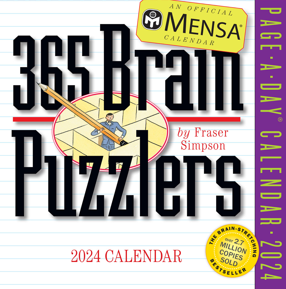 Mensa 365 Brain Puzzlers 2024 PageADay Calendar