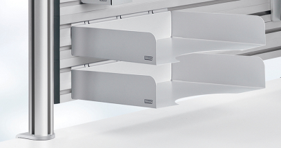 Aluminum construction offers long-lasting performance in busy environments.