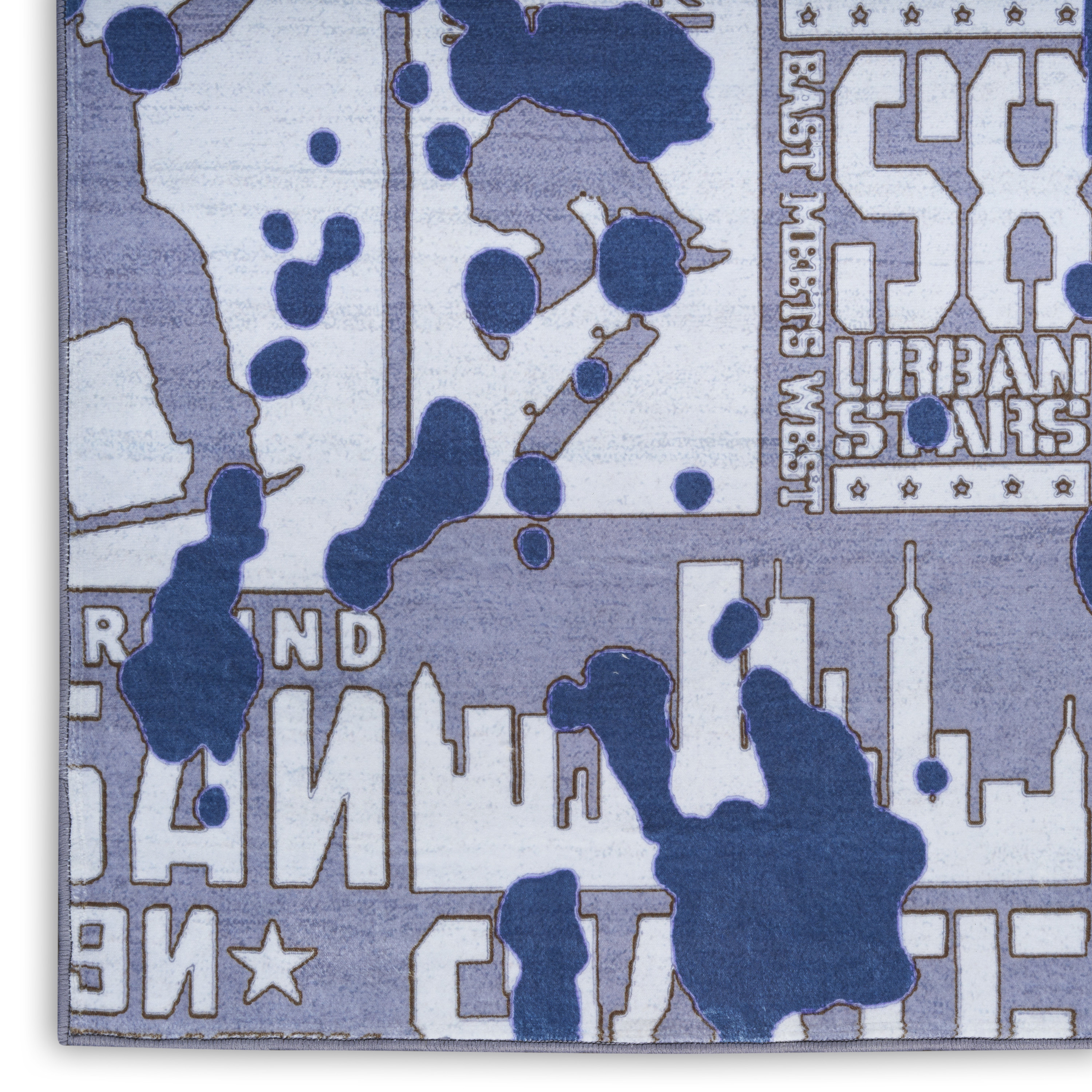 Nourison Imagination 4' x 6' Blue Kids Indoor Rug