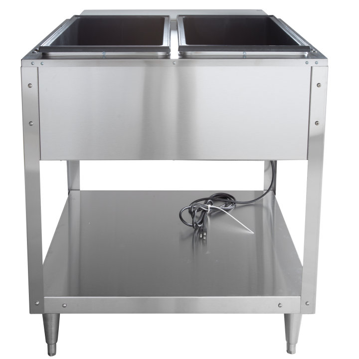 120-volt 960-watt two-well Servewell® stainless steel hot-food table