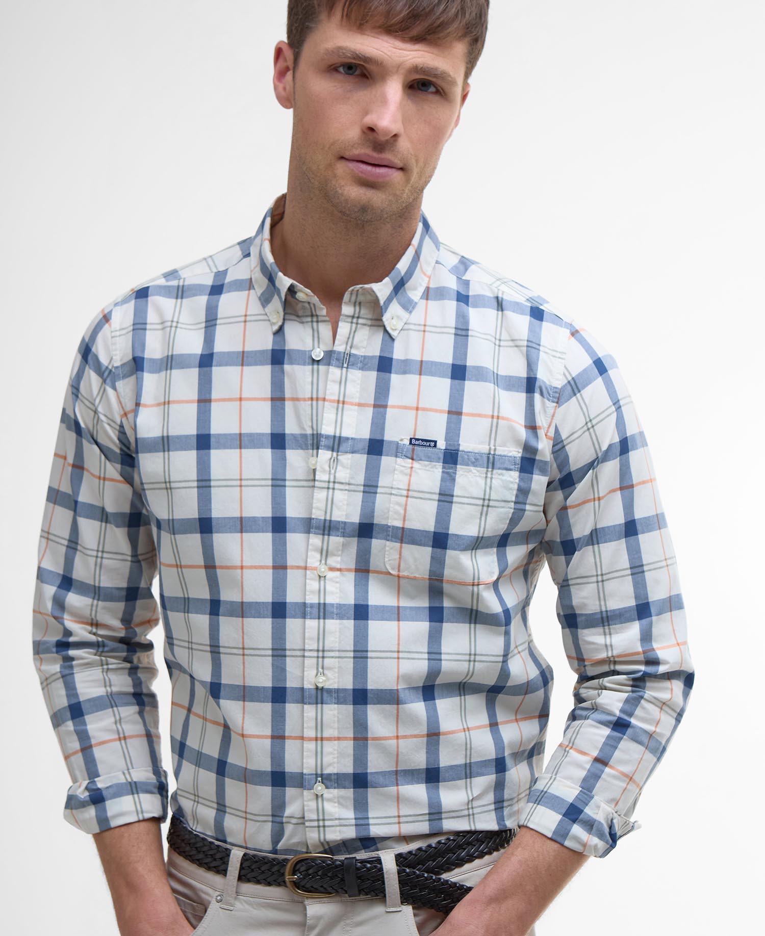 Camicia Rawley a maniche lunghe leggermente aderente image number 3