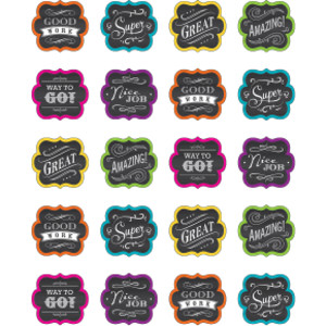 Chalkboard Brights Stickers, Pack of 120