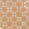 Bejmat Tan White 6×6 Decorative Tile Matte