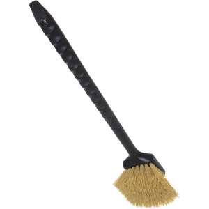 Carlisle, Sparta, 3in, Utility Scrub Brush with 20" Handle, Polypropylene Bristles, Black