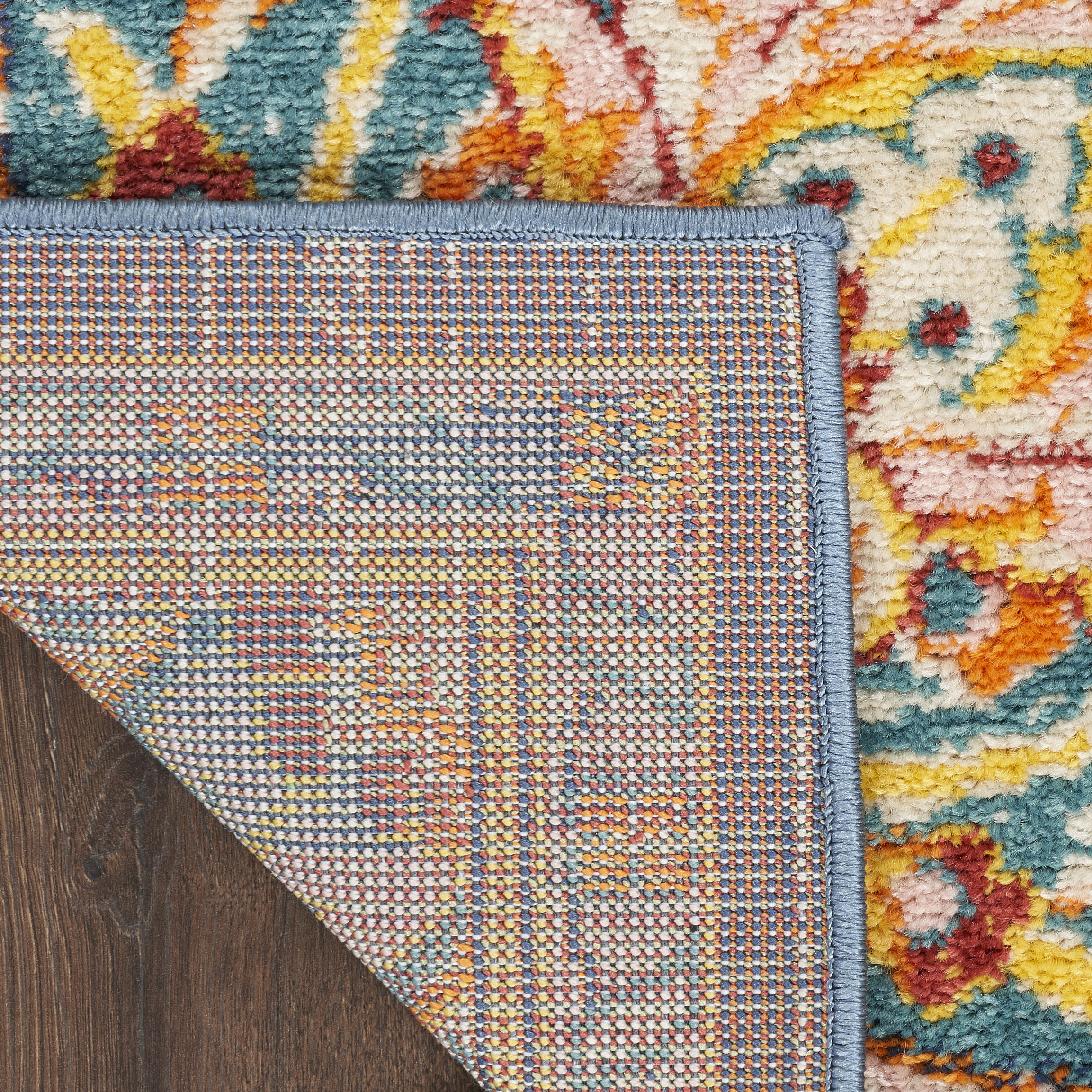 Nourison Passion 5'3" x 7'3" Navy Multicolor Transitional Indoor Rug