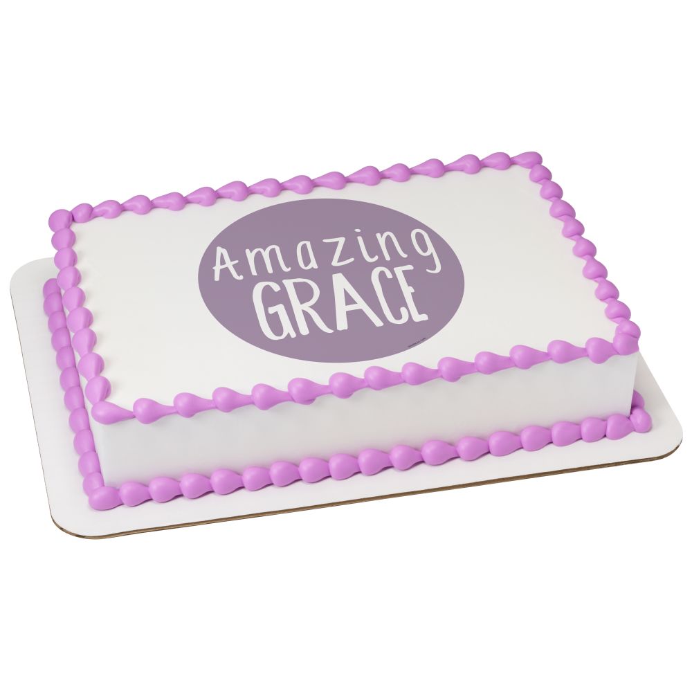 Image Cake Watercolor Amazing Grace