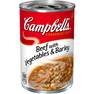 Campbell's® Condensed Beef with Vegetables and Barley Soup