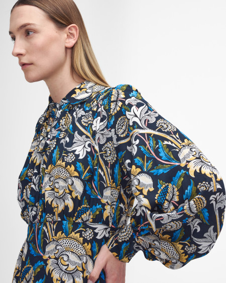 Barbour x William Morris Gallery Rendall Midi Dress