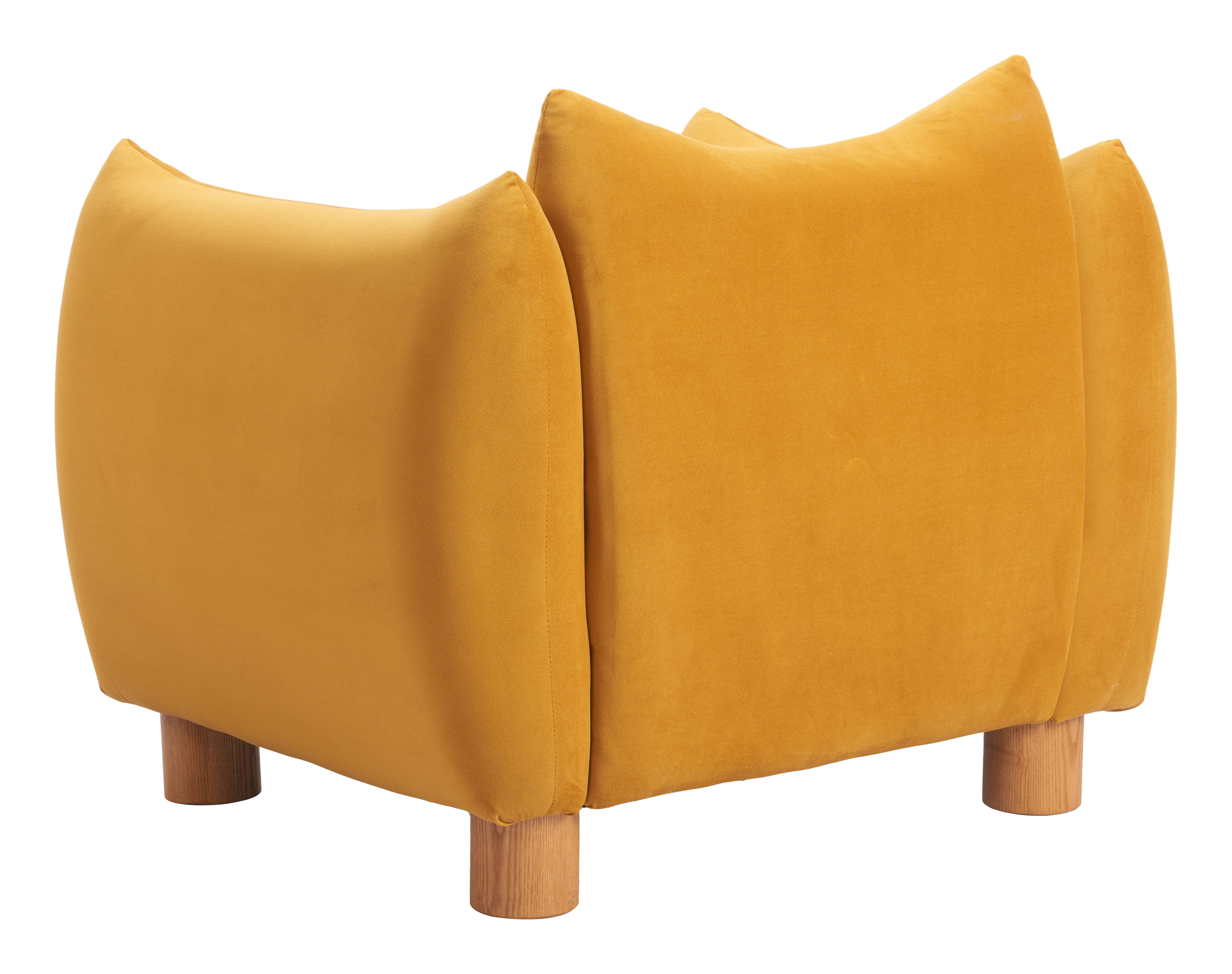 Meia Accent Chair Mustard product image