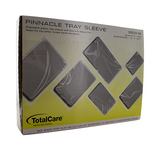Tray Sleeve For Mayo Tray 14" x 19 1/2" Clear - 500/Box