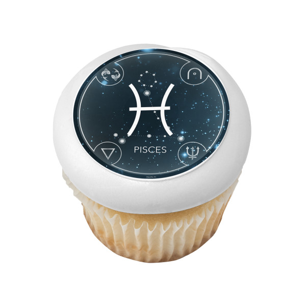 Zodiac Pisces PhotoCake® Edible Image®